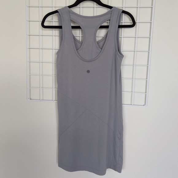Athleta Grey Angled Seams Racerback Tank - Picture 5 of 5